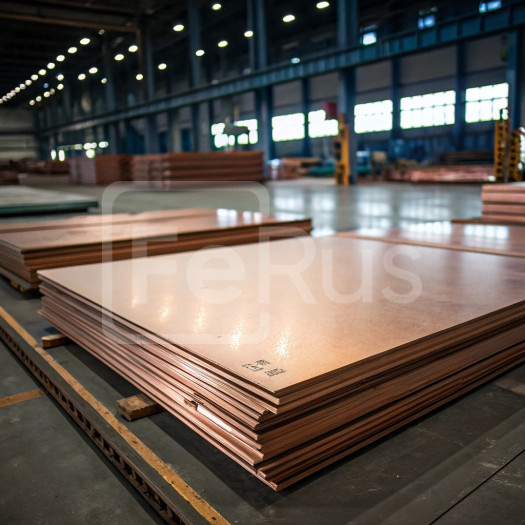 Лист медный 3х1000х2000 мм OF-OK ГОСТ 15471-2014